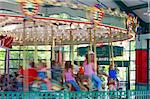 Outdoor Merry Go Round in Motion