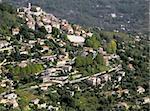 A hilltop village in provence france.