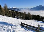 Mountains view in Austria, from Lienz ski resort