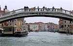 View from a boat on the Grand Canale