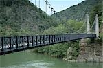 Bridge crossing the Tarn River near Ayssenes on the d510 road - Tarn Valley -Vallee du Tarn