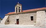 A little church built of stones in the village of Demonia in Lakonia area, Greece