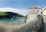 The harbour, the cornish coast at port isaac cornwall england uk.