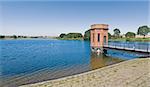 The reservoir at sywell northamptonshire midlands england uk.