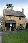 A cottage broadway village the cotswolds worcestershire england uk.
