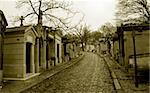 Graveyard Pere Lachaise in paris, capital of France