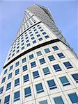 portrait of turning torso office and apartment building