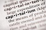 Selective focus on the word "capitalism". Many more word photos for you in my portfolio...