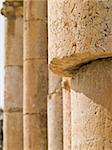 The Forum in Jerash, Jordan. Column detail