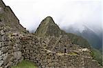 Huayna Picchu and Machu Picchu in the Andes