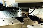 High precision CNC sheet metal stamping and punching machinery.