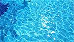 Resort refreshing blue pool clear water