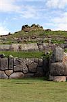 Ancient Sacsayhuaman ruins outside of Cusco, Peru