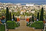 The Bahai Shrine,the terraced gardens