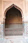 Doorway in Marrakech, Morocco, Africa. One of most popular travel destinations.