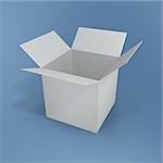 white paper box
