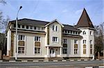 Office building in Scherbinka town. Look  to the facade.