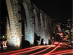 The Los Arcos (aqueduct) in Queretaro, Mexico,  Constructed between 1726 and 1735.
