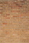 Close up of a brickwall showing unique pattern.