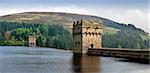 Reservoir in the Derwent Valley Peak District National Park midlands england uk