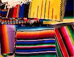 Colorful Mexican Blankets Guanajuato Mexico