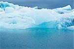icebergs in a glacier lagoon, iceland