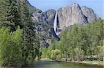 Yosemite Falls in Yosemite National Park in California