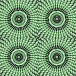 green scaled background tile with kaleidoscopic look