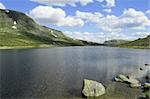 Calm lake for dreams and kind thoughts, nature of Norway