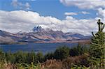 Slioch, a mountain overlooking Loch Maree in Scotland