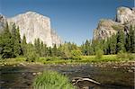 Merced River at Valley View - Yosemite National Park, California