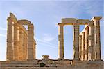 Temple of Poseidon at Cape Sounion near Athens, Greece. c 440 BC.