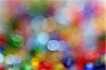 Decorative color blur with sparkling lights