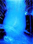 Abstract ice figure ver2, blue light