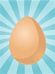 Egg illustration clipart whole uncracked unpeeled in shell