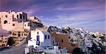 Afternoon picture from the village of Oia on the very picturesque island of Santorini, Greece