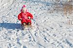 child and Sledges