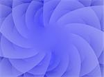 A smooth and creamy blue fractal spiral.