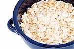 a bowl of plain oatmeal - healthy diet