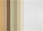 Tan tone color palette samples of fabric