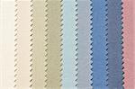 Zigzag material in cold color palette samples