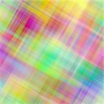 Pattern of diagonal blurred cubes in bright colors