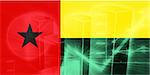 Flag of Guinea Bissau, national country symbol illustration