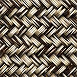 Woven wicker background. Tiles seamlessly as a pattern in any direction