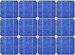 A section of solar cell panels