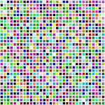 Colorful multi color seamless square tiles