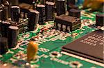 PCB board with small electronic devices - small DOF
