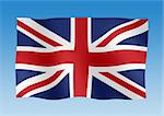 Waving flag of UK