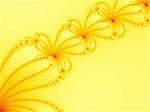 Abstract design on yellow background