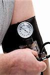 A professional blood pressure tool known as a Sphygmomanometer.